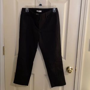 Ann Taylor loft Marisa cropped black pants